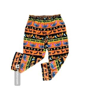 Lilo & Stitch Sz‎ 2XL 18-20 Halloween Pajamas Pants Womens Loungewear Disney